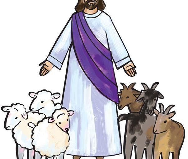 clipart goat jesus parable sheep