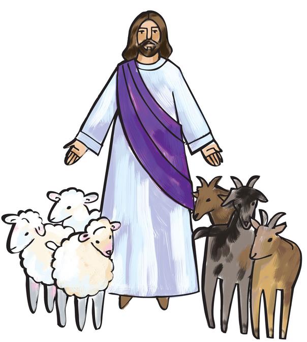 Jesus Sheep And Goats